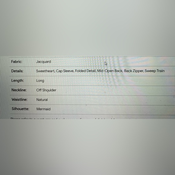 BNWT Rina DiMontella cap sleeve jacquard light blue gown size 14 - Picture 4 of 4